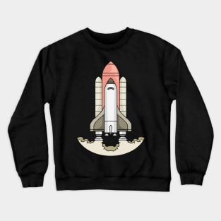 Rocketship Rocket Space Shuttle Rockets Crewneck Sweatshirt